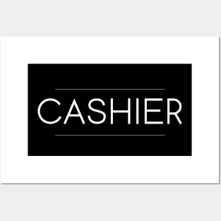 Cashier Minimalist Design Posters and Art